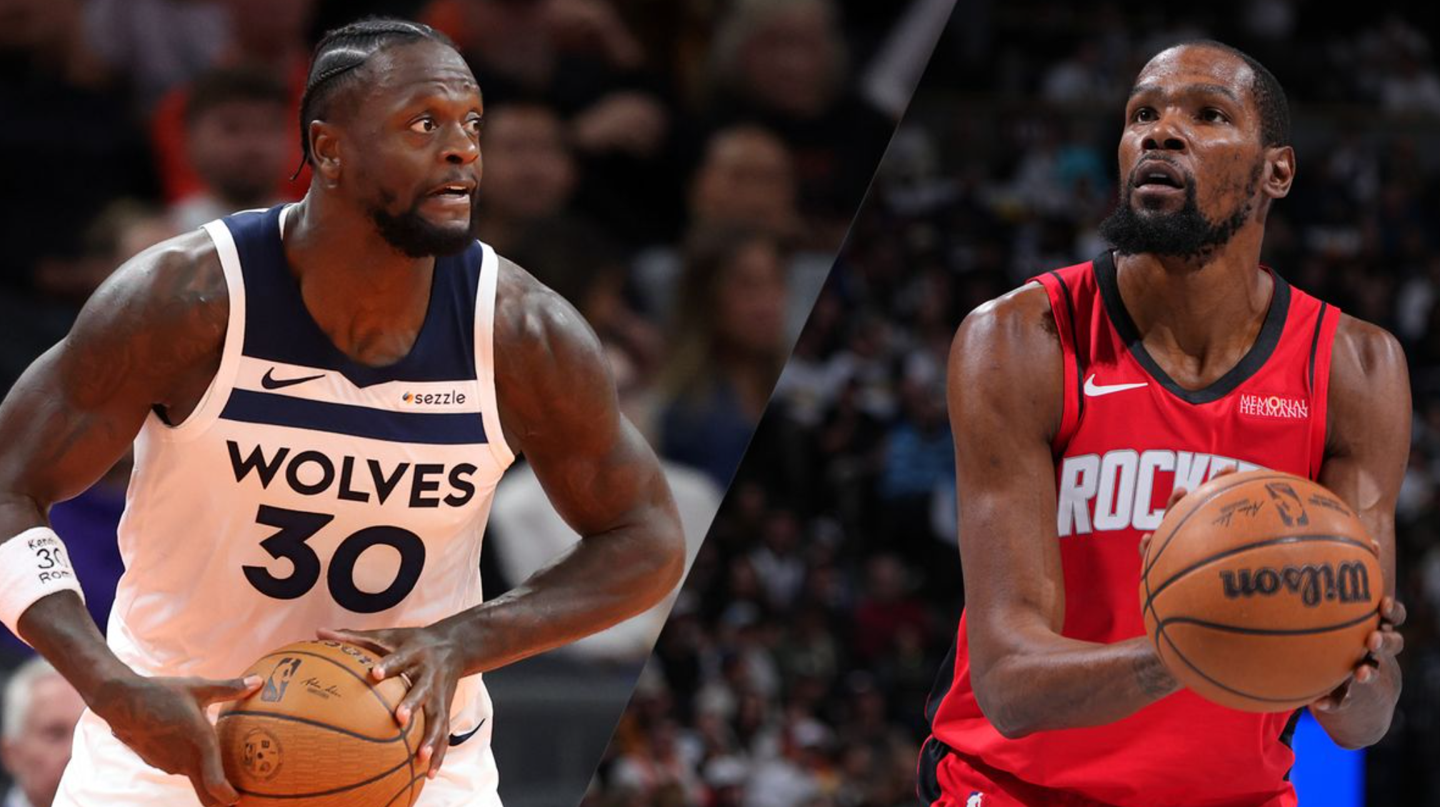 v站-火箭险胜森林狼！杜兰特39+7，兰德尔空砍39分，一战看清6名球星